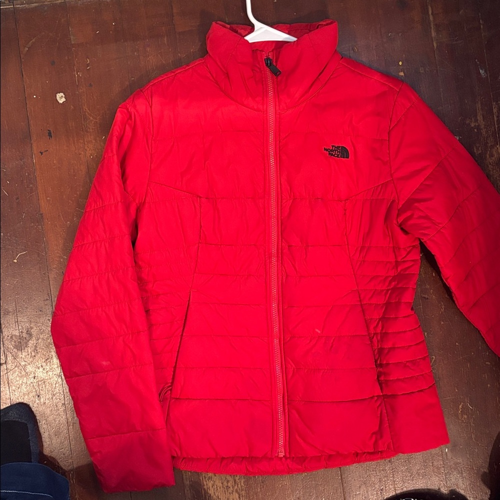 The North Face Fiery Red Quilted Jacket